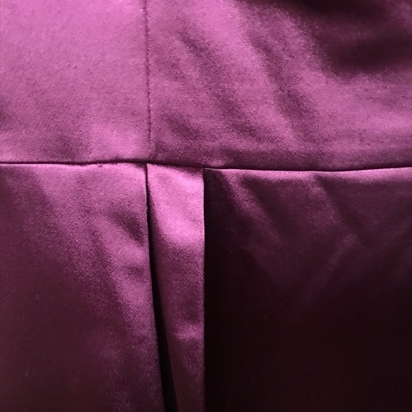 TF Teenflo Maroon Sateen Dress - Picture 6 of 7